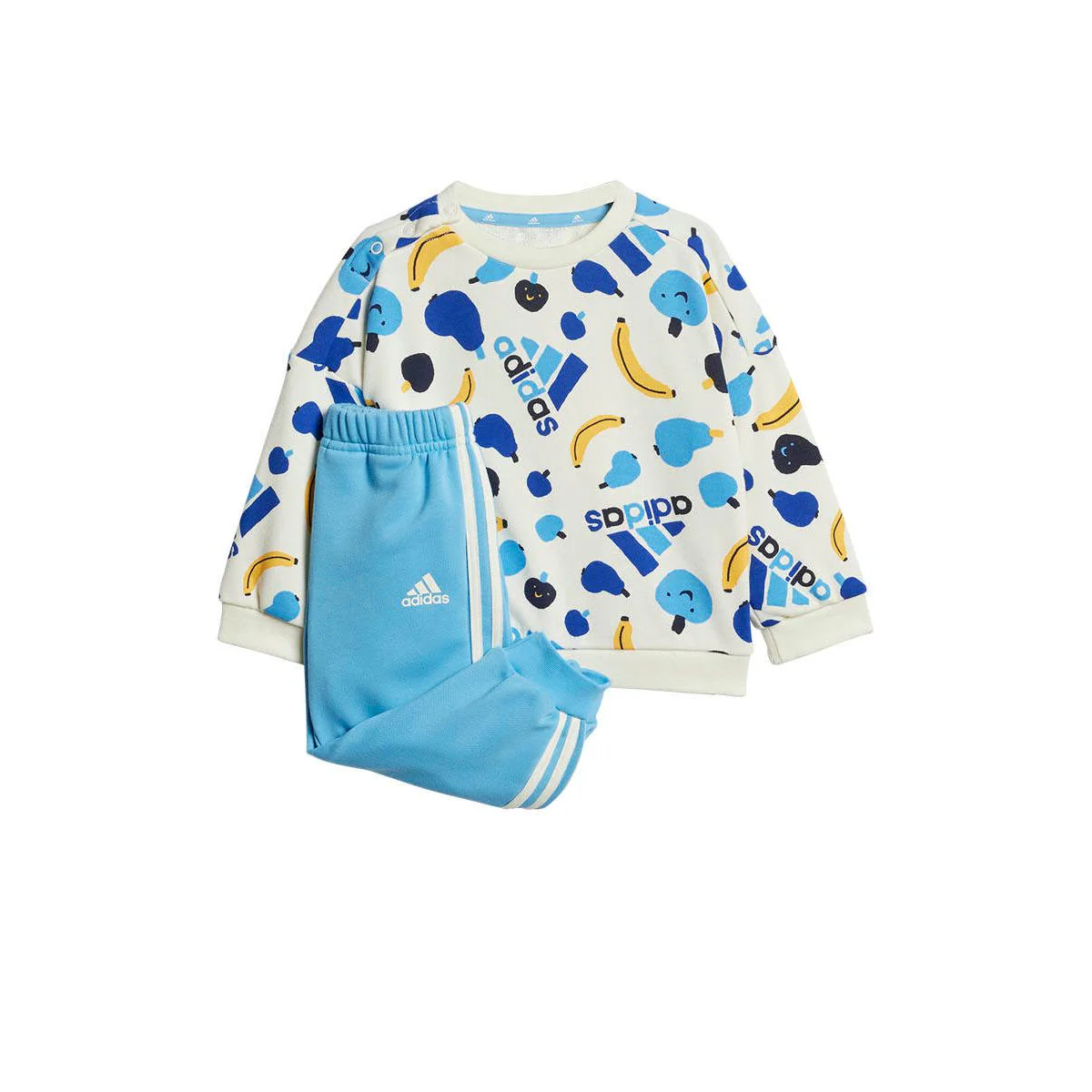 ADIDAS Essentials Allover Print Jogger Kids Set - Blue - 104 CM