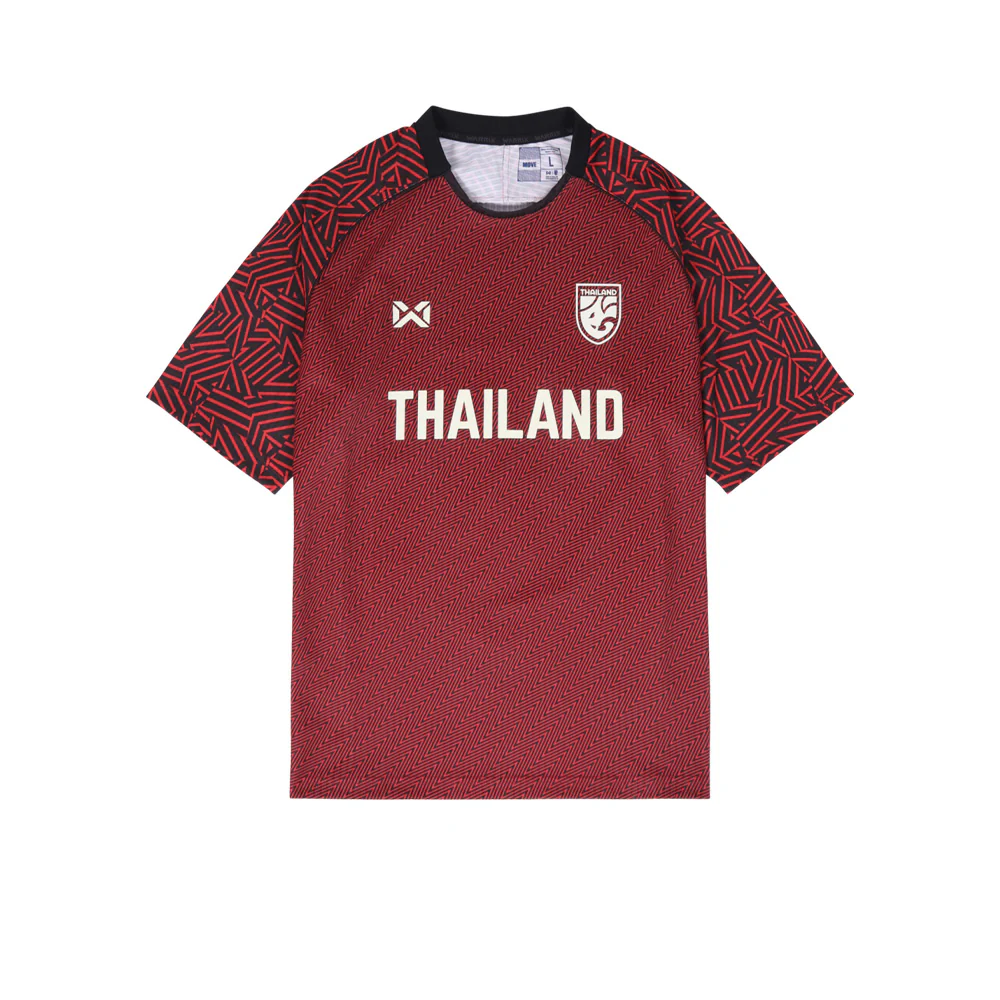 Warrix New Chapter — цвет красный, размер L (азиатский размер), Oversized Unisex Football Jersey