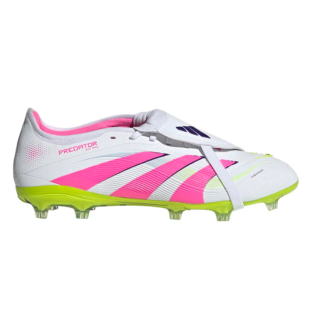 Мужские футбольные бутсы Adidas Predator Pro Fold-Over Tongue Fg — цвет белый, размер UK 10