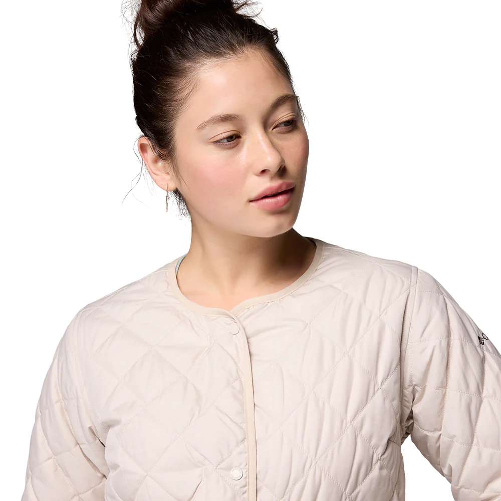 COLUMBIA Copper Crest™ Collarless Women's Jacket - Beige - 2XL (US SIZE)