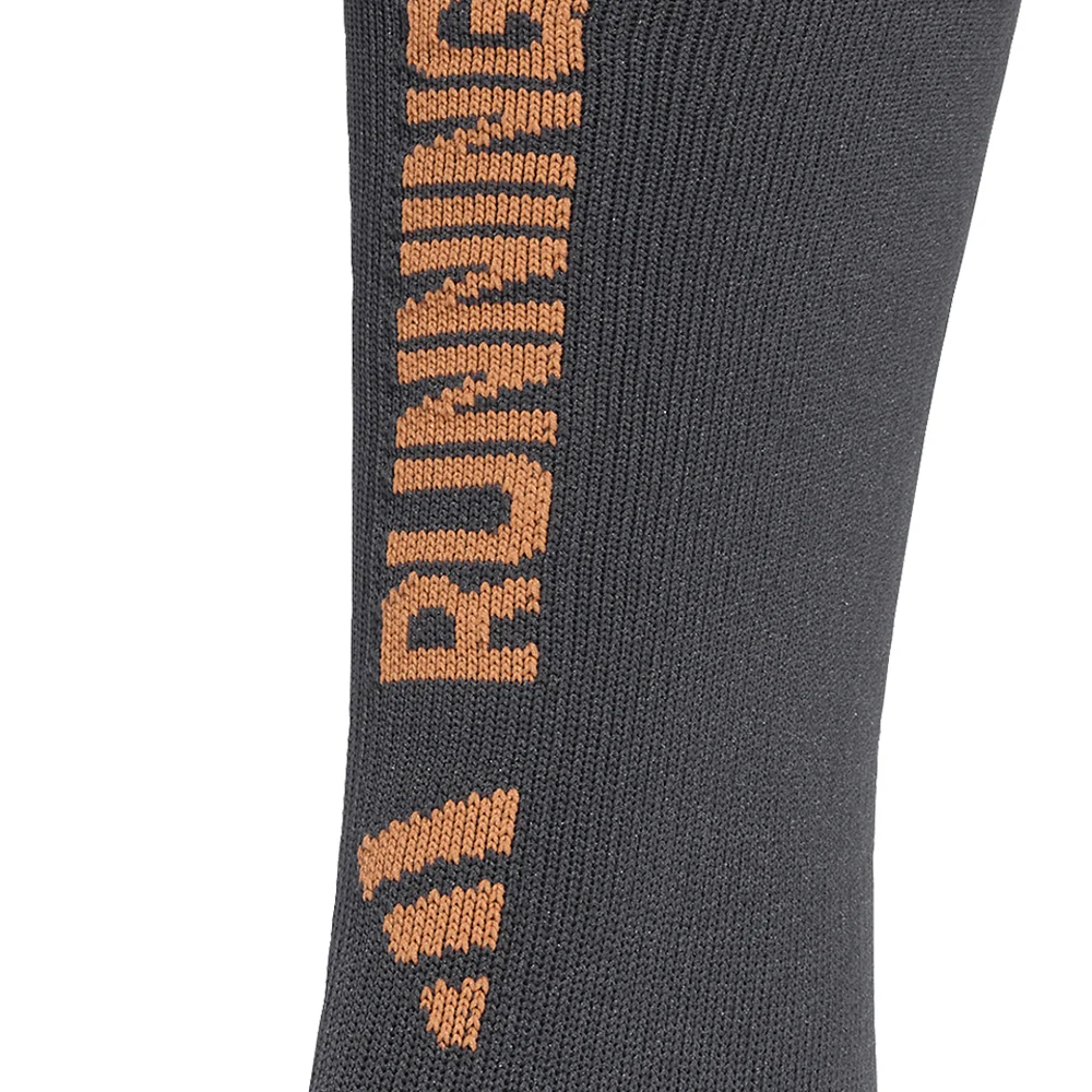 ADIDAS Runxgraphic Unisex Running Socks - Black - L (UK SIZE)