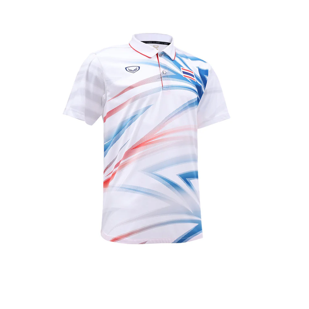 Мужское поло Grand Sport Thai National Team Sea Games 2025 — цвет белый, размер 2XL (азиатский размер)