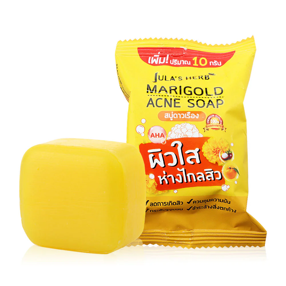Julas Herb Marigold Acne Soap 70g - #Marigold