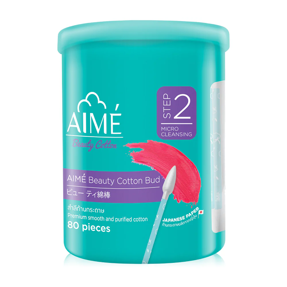 Aime Beauty Cotton Bud — Beauty 80pcs, 80pcs