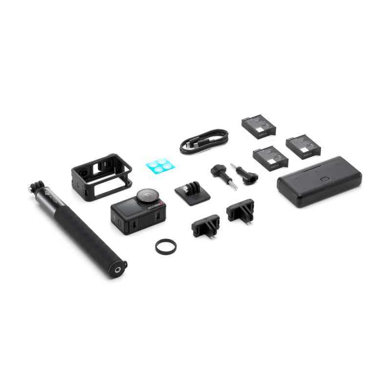 Osmo Action 5 Pro กล้องแอ็คชั่น (40MP, สีดำ) รุ่น Adventure Combo - Black - ONE SIZE