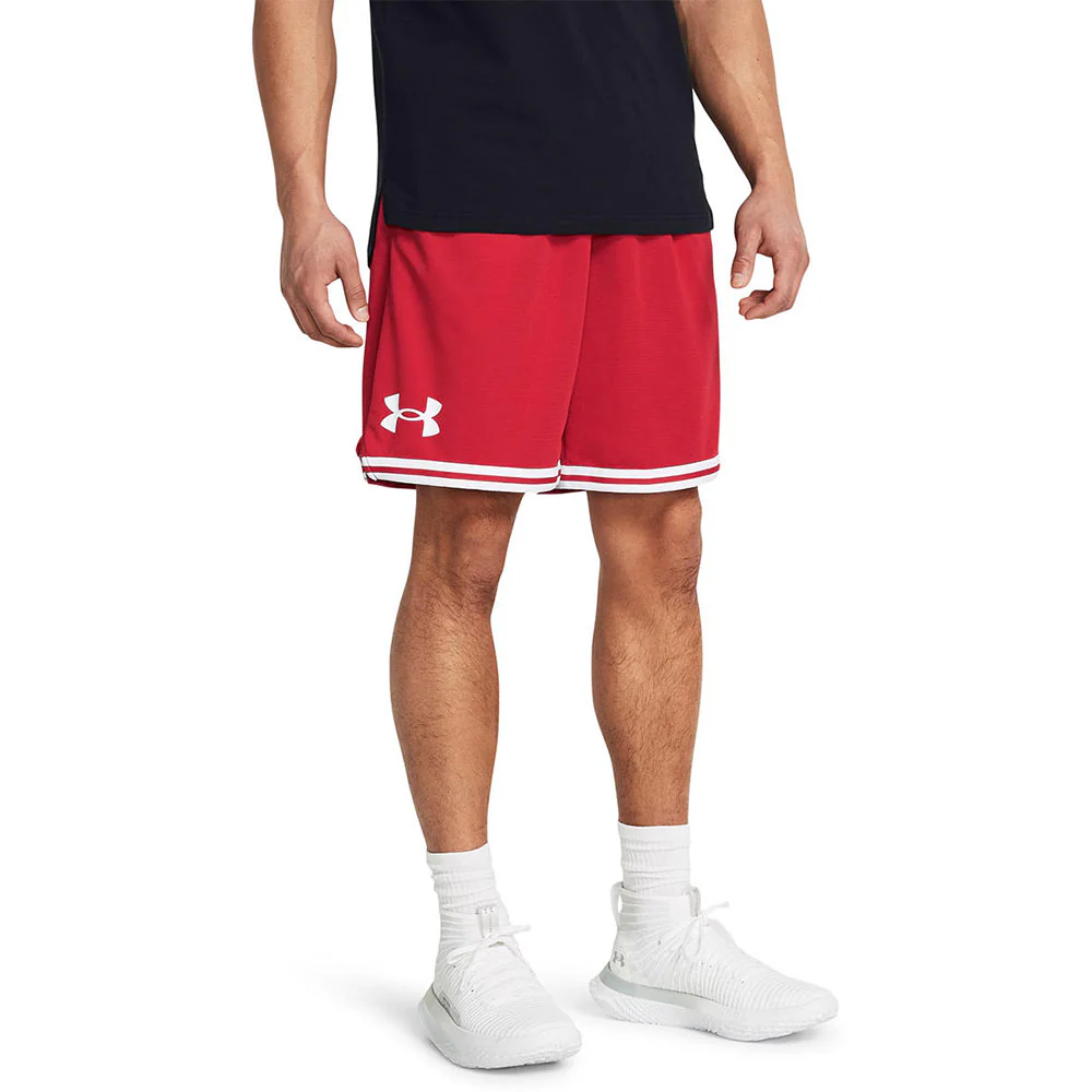 Мужские шорты Under Armour Perimeter Basketball — цвет красный, размер 2XL (американский размер)