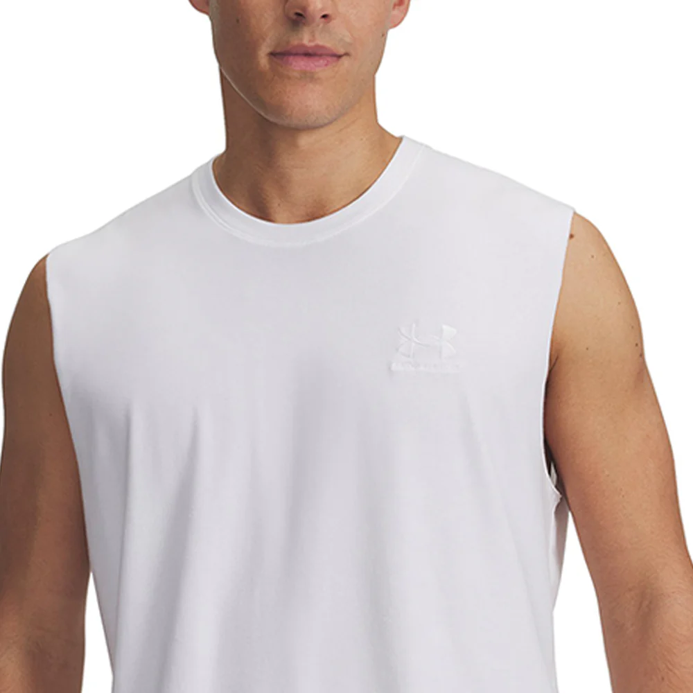 Under Armour Icon Men's Training Tank — цвет белый, размер L (американский размер)