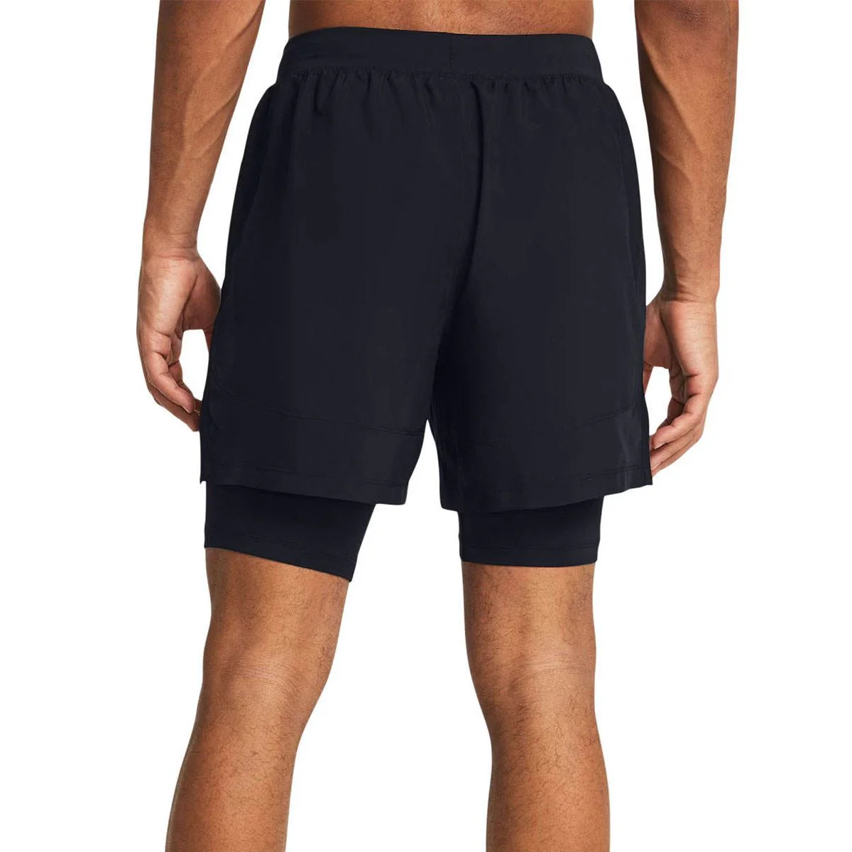 UNDER ARMOUR Launch 2-in-1 5" Men's Running Shorts - Black - L (US SIZE)
