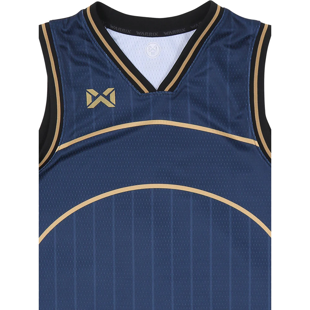 WARRIX Next Move Unisex Basketball Jersey - Navy - 2L (US SIZE)