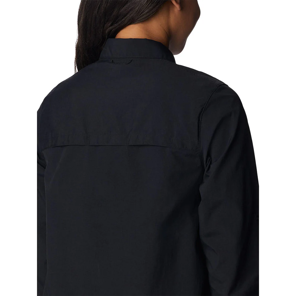 COLUMBIA Silver Ridge 3.0 LS Women's Hiking Shirt - Black - L (US SIZE)