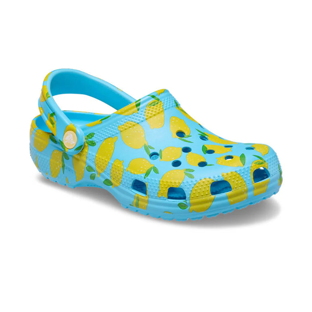 CROCS Classic Fresh Fruits Clog Unisex Lifestyle Shoes - Blue - US M4/W6