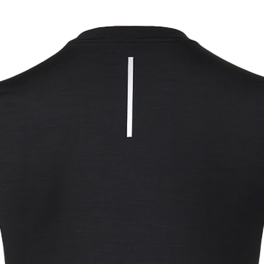 Мужская беговая футболка Reebok Chill — цвет черный, размер L (американский размер)