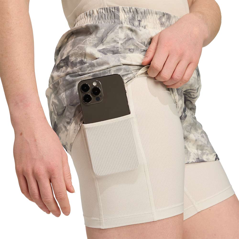 ADIDAS Own The Run Spray Dye 2-In-1 Women's Running Shorts