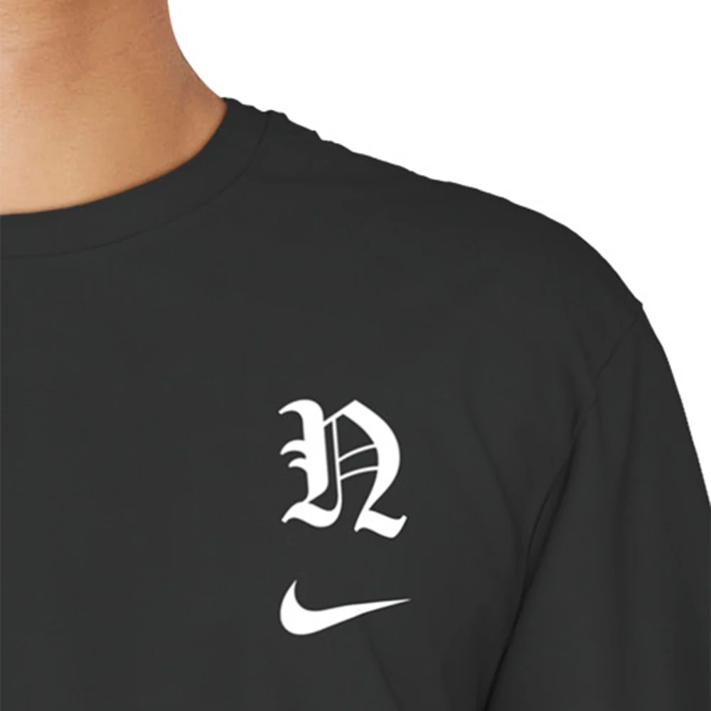 NIKE Hydroguard Long-Sleeve Men's Swim Shirt - Black - L (US SIZE)