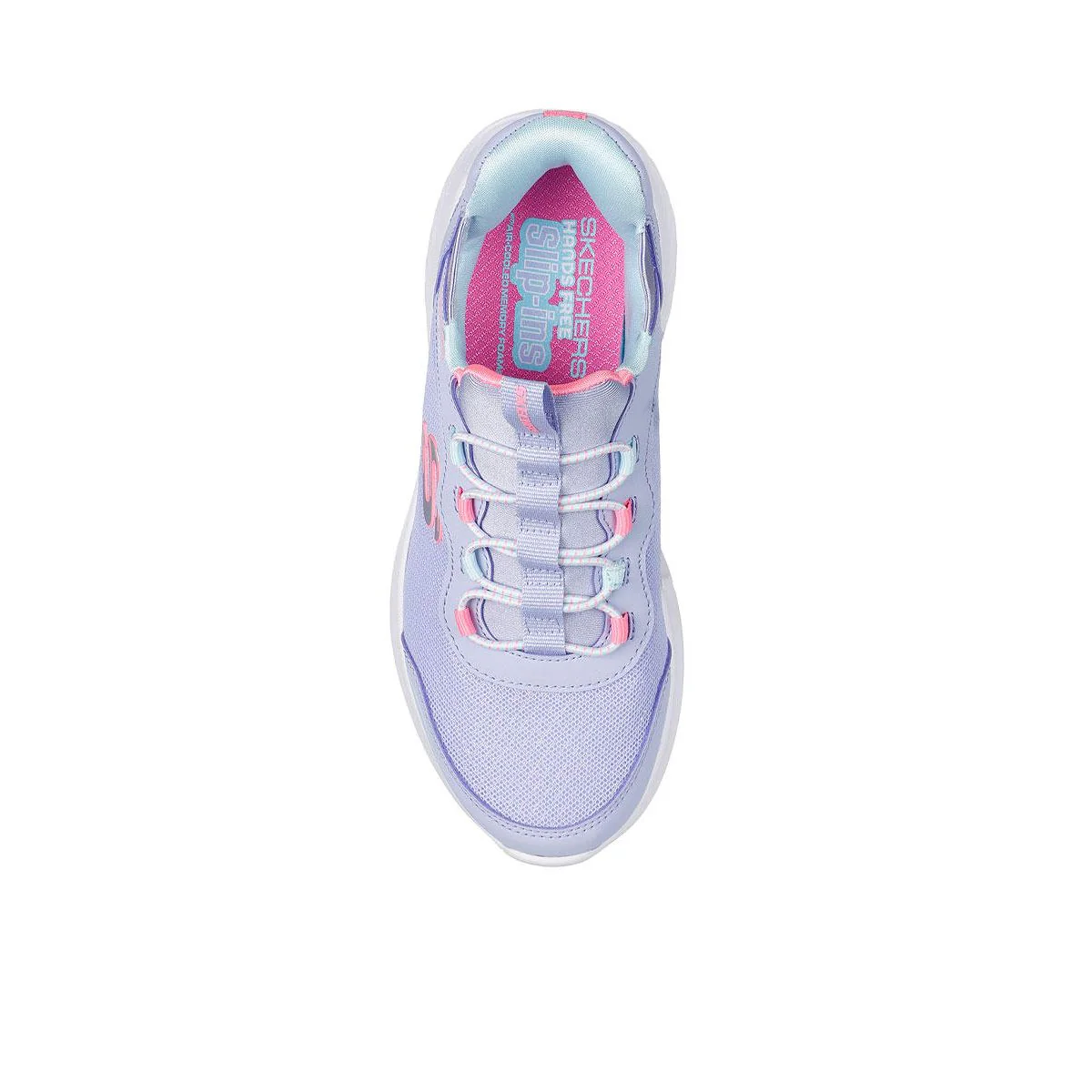 Skechers Slip-ins®: Bounder — цвет фиолетовый, размер US 1, Simple Cute Girls Running Shoes