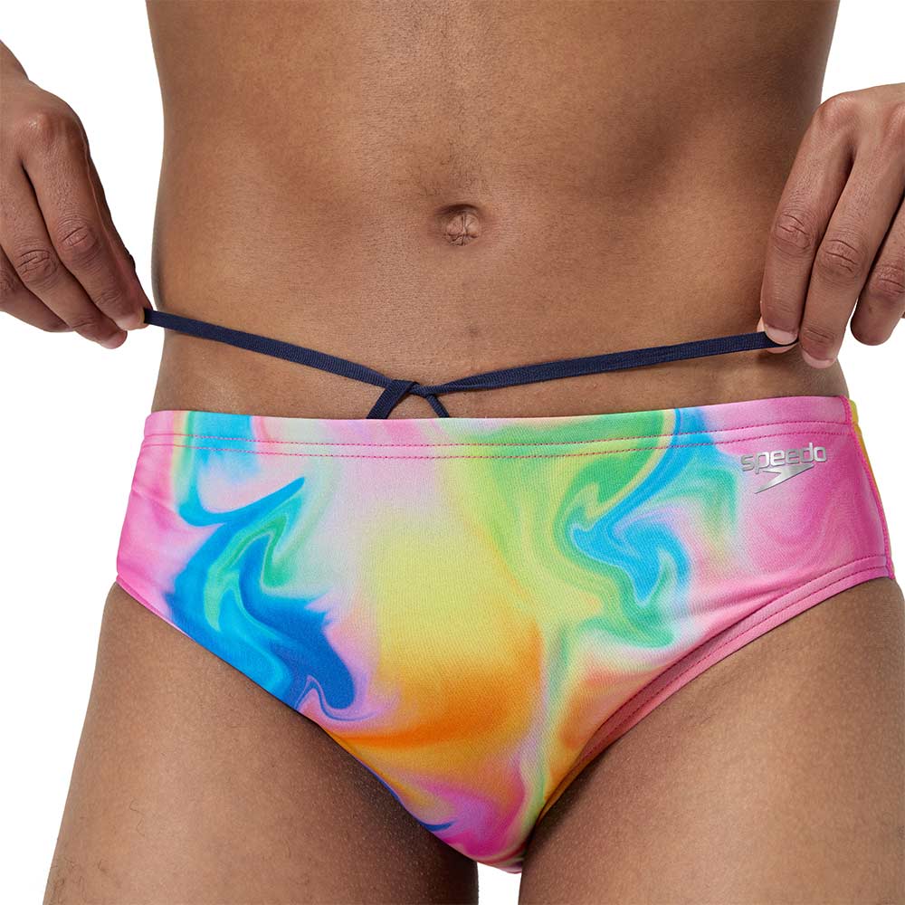 SPEEDO Printed One Brief Men's Swim Shorts - Multi Color - 24 INCHES