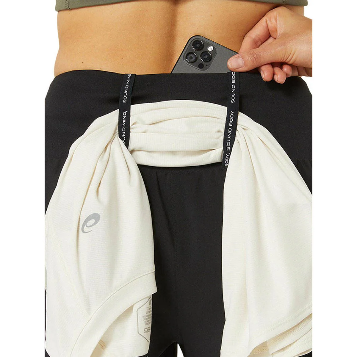 ASICS Road 3.5In Women's Running Shorts - Black - L (US SIZE)