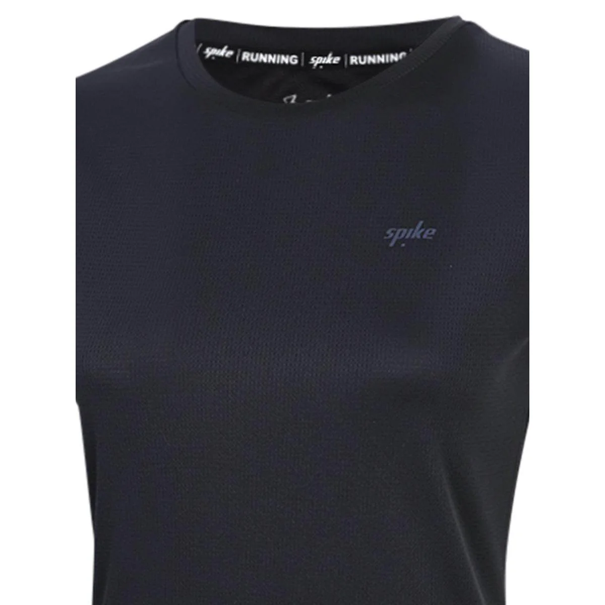 SPIKE SP24RUTSW023 Women's Running T-Shirt - Black - L (US SIZE)