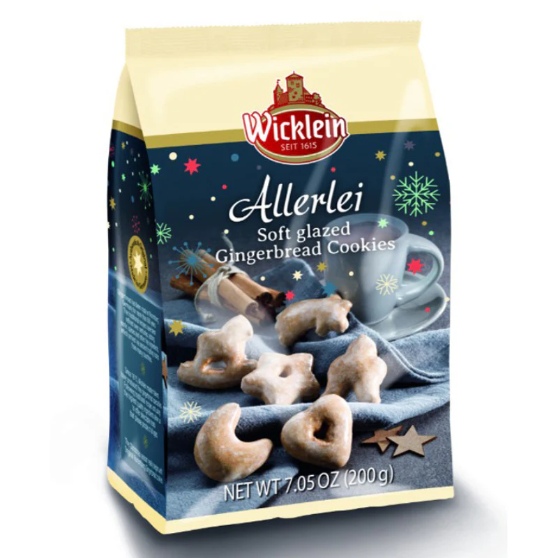 Gift Set วิคไลน์จินเจอร์เบรดซอฟเกรซด์คุกกี้ขิงเคลือบน้ำตาล 200กรัม - Multi Color - ONE SIZE