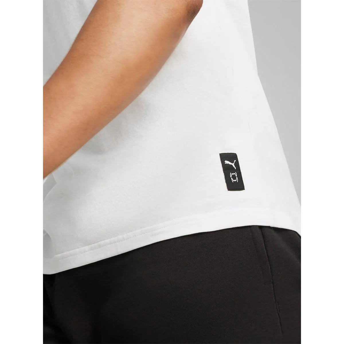 Мужская футболка Puma The Hooper Basketball — цвет белый, размер L (UK SIZE)