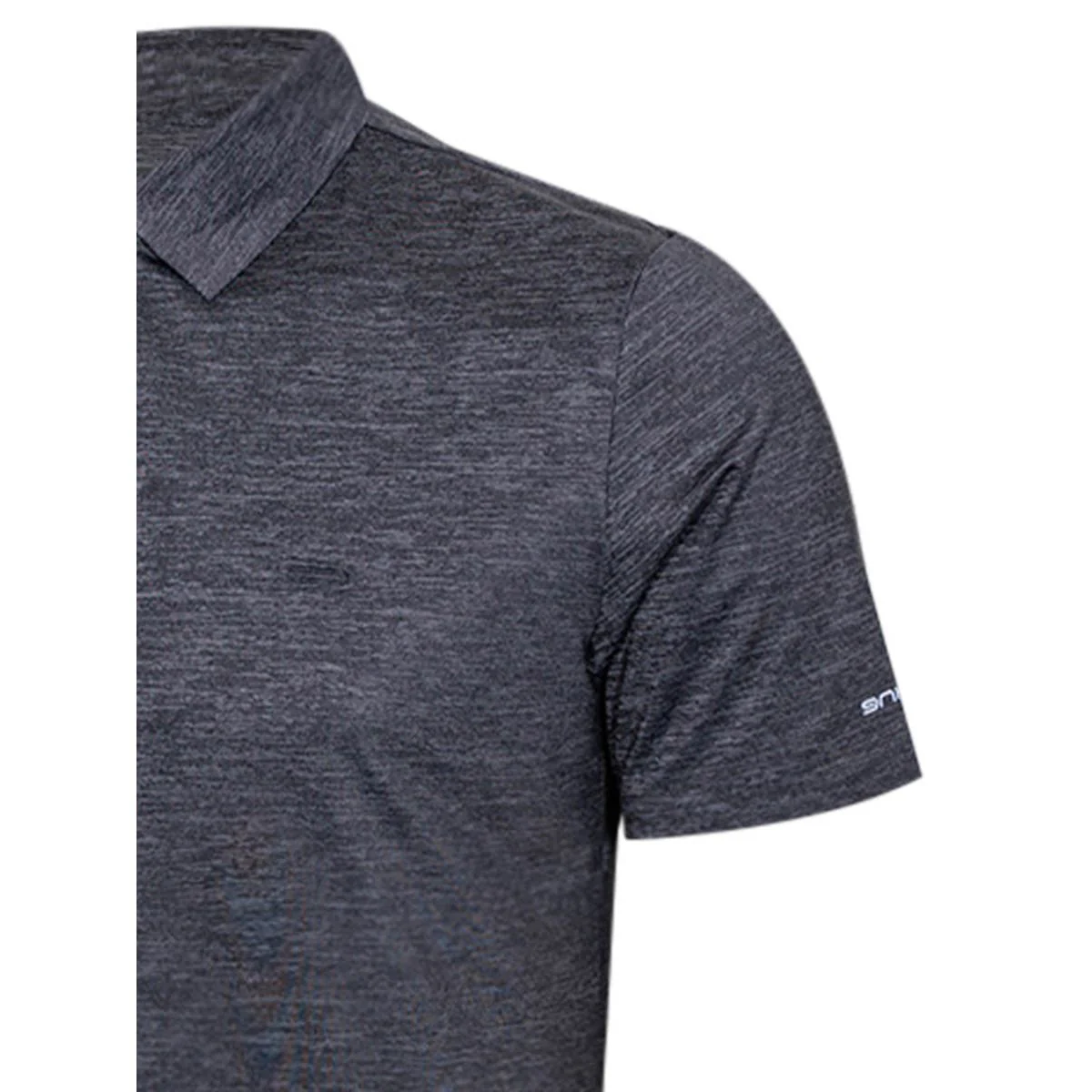 9NINE N22GOPOM01 Men's Golf Polo Shirt - Black - 2XL (US SIZE)