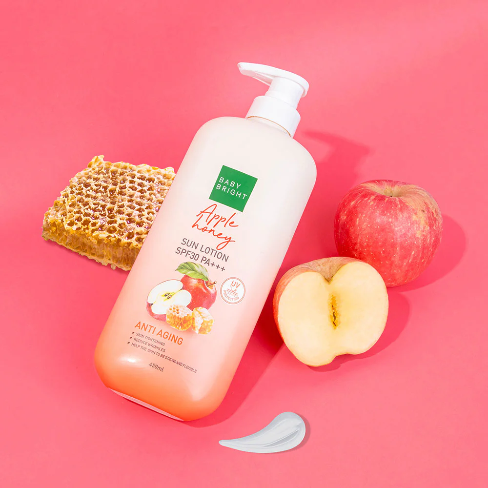 Baby Bright Apple Honey Sun Lotion SPF30 PA+++ — Apple Honey, 450 мл