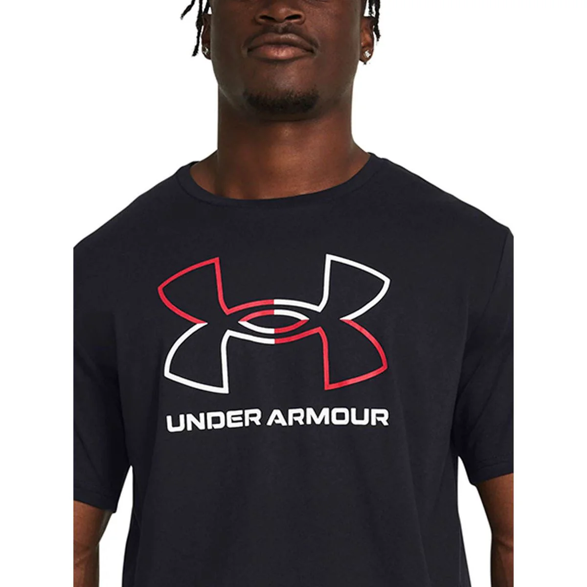 UNDER ARMOUR Foundation Men's Training T-Shirt - Black - L (US SIZE)