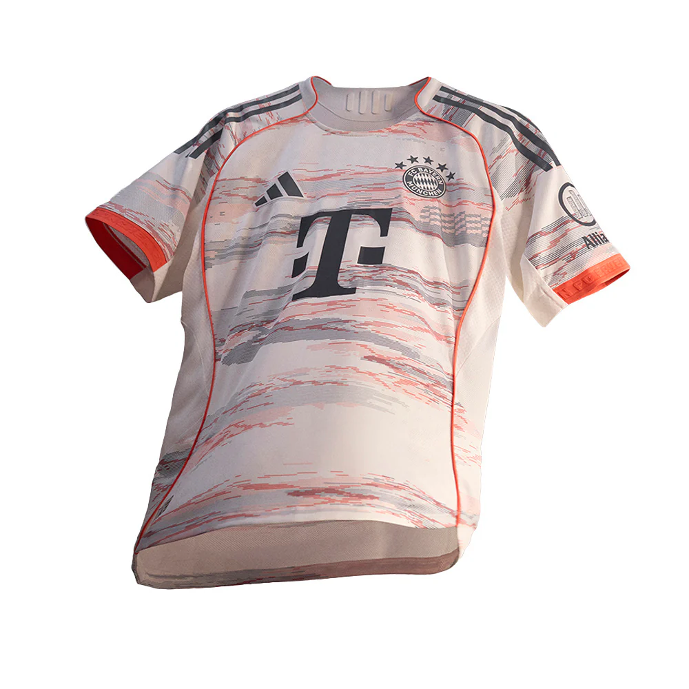 ADIDAS Men's FC Bayern Away Authentic 2025/26 Jersey - White - L (UK SIZE)
