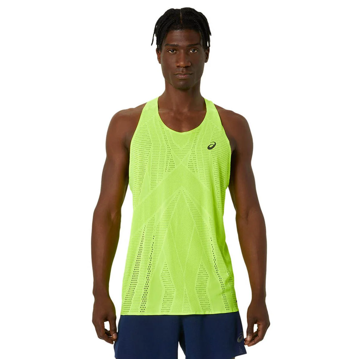 Asics Metarun Men's Running Tank — цвет желтый, размер L (американский размер)