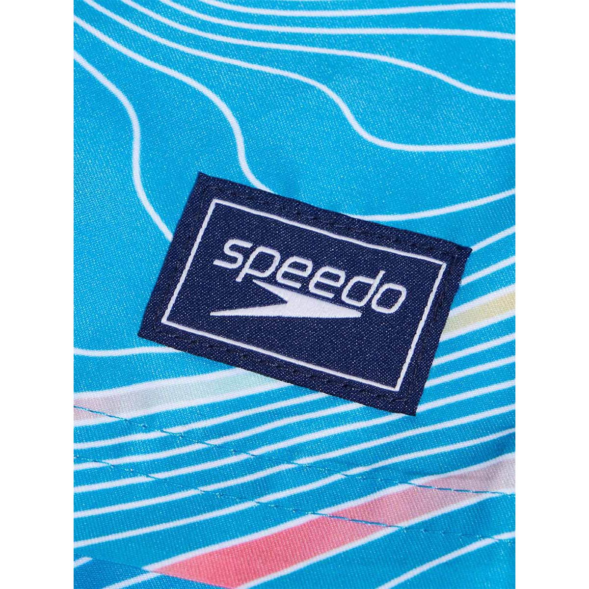 SPEEDO Digital Printed 13" Boys Watershorts - Blue - 2XL (UK SIZE)