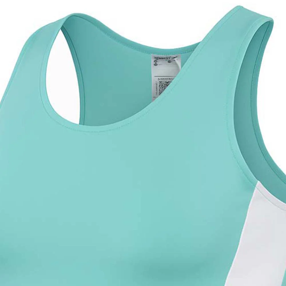 SPEEDO Colorblock Crop Top Women's Bikini Top - Blue - 32 INCHES