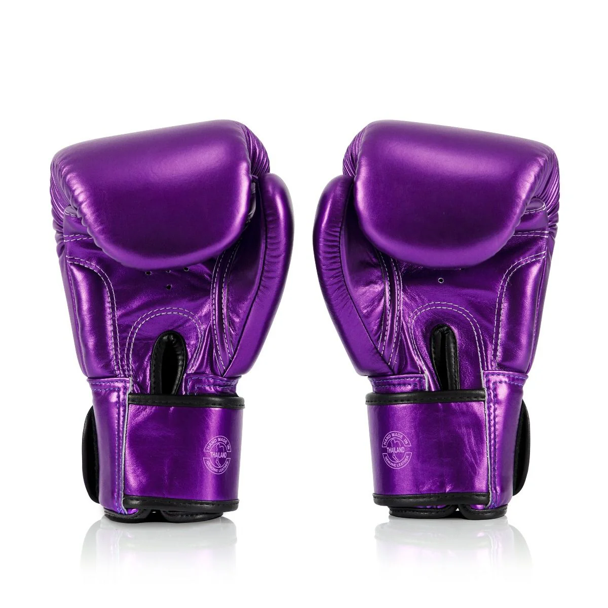 "Metallic" Boxing Gloves - Purple - Purple - 10 oz