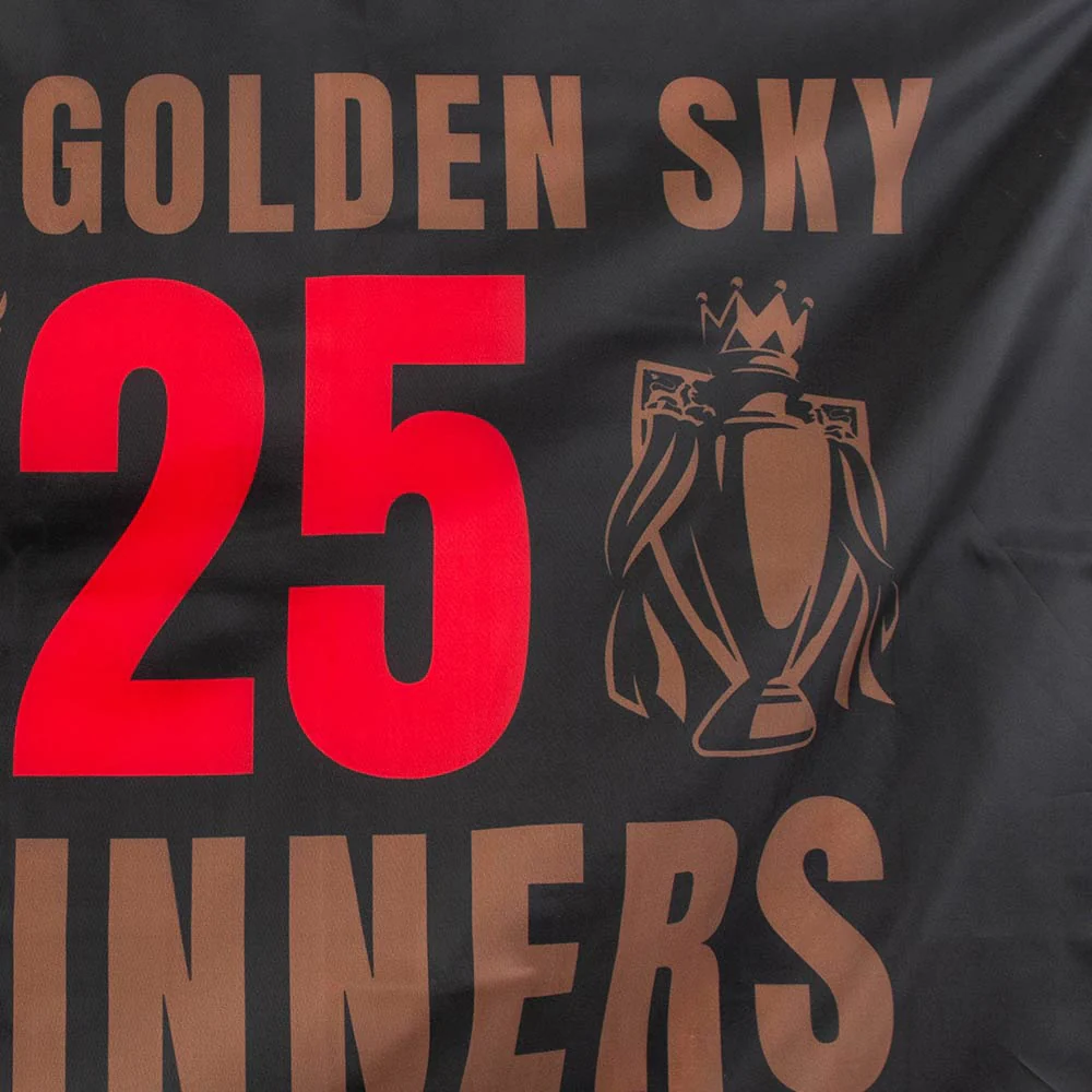 LFC EPL Champions 2024/25 Flag - Black - ONE SIZE