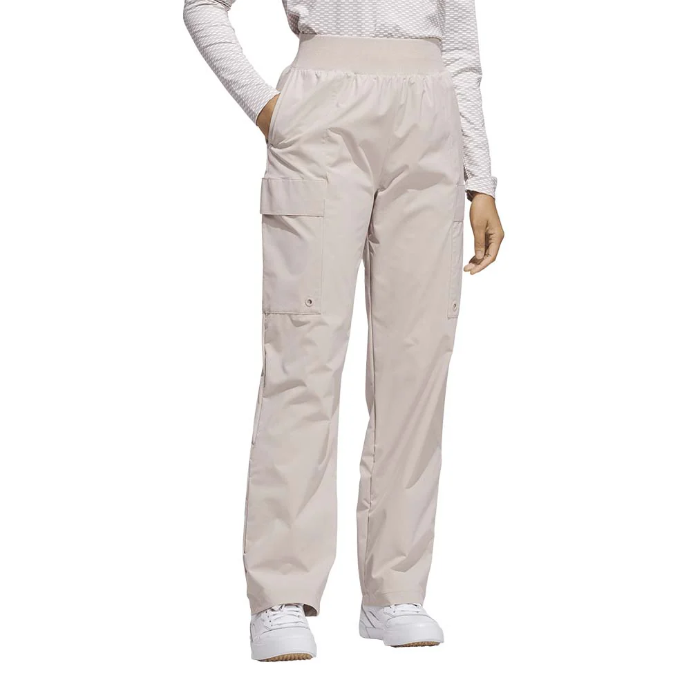 ADIDAS Beyond Twistweave Lined Cargo Women's Golf Pants - Beige - L (ASIAN SIZE)