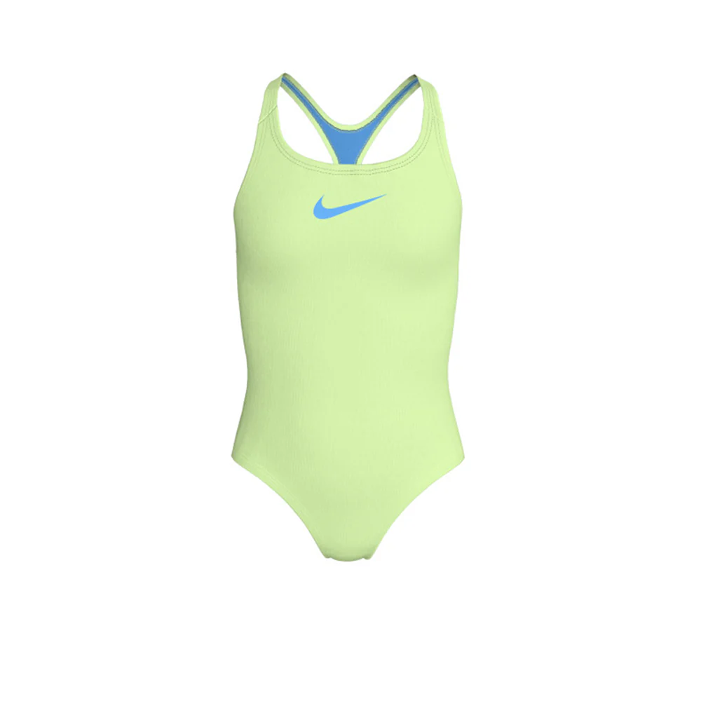 Купальник для девочек Nike Essential Racerback One Piece — цвет зеленый, размер L (американский размер)