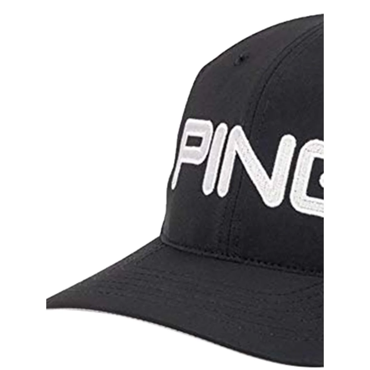 PING Lite Unisex Golf Cap - Black - ONE SIZE