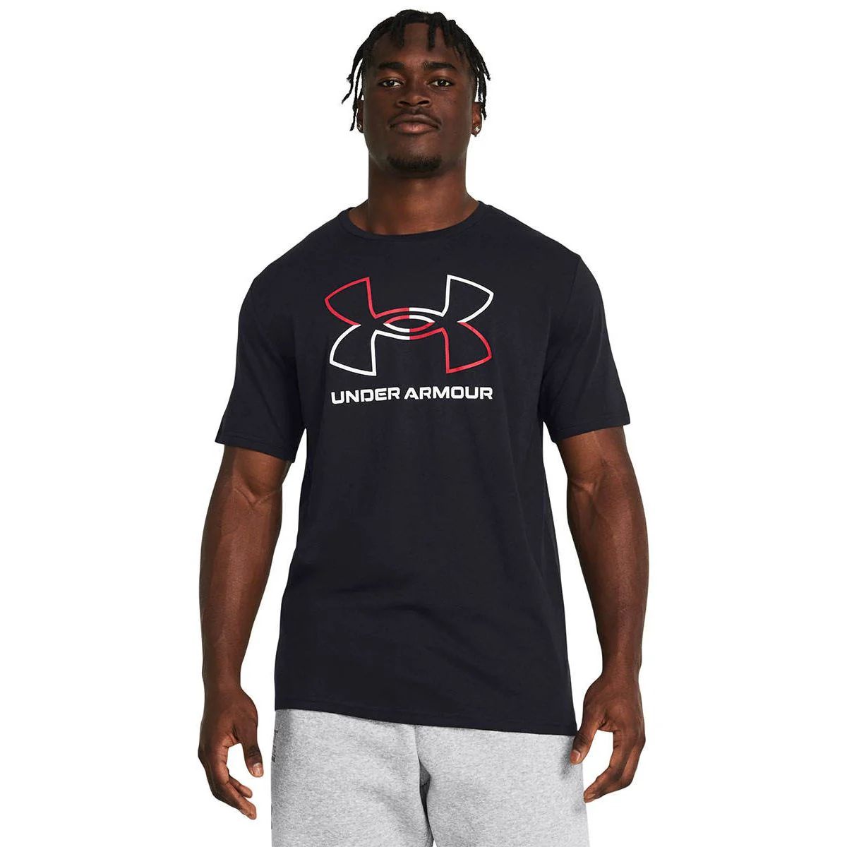 UNDER ARMOUR Foundation Men's Training T-Shirt - Black - L (US SIZE)