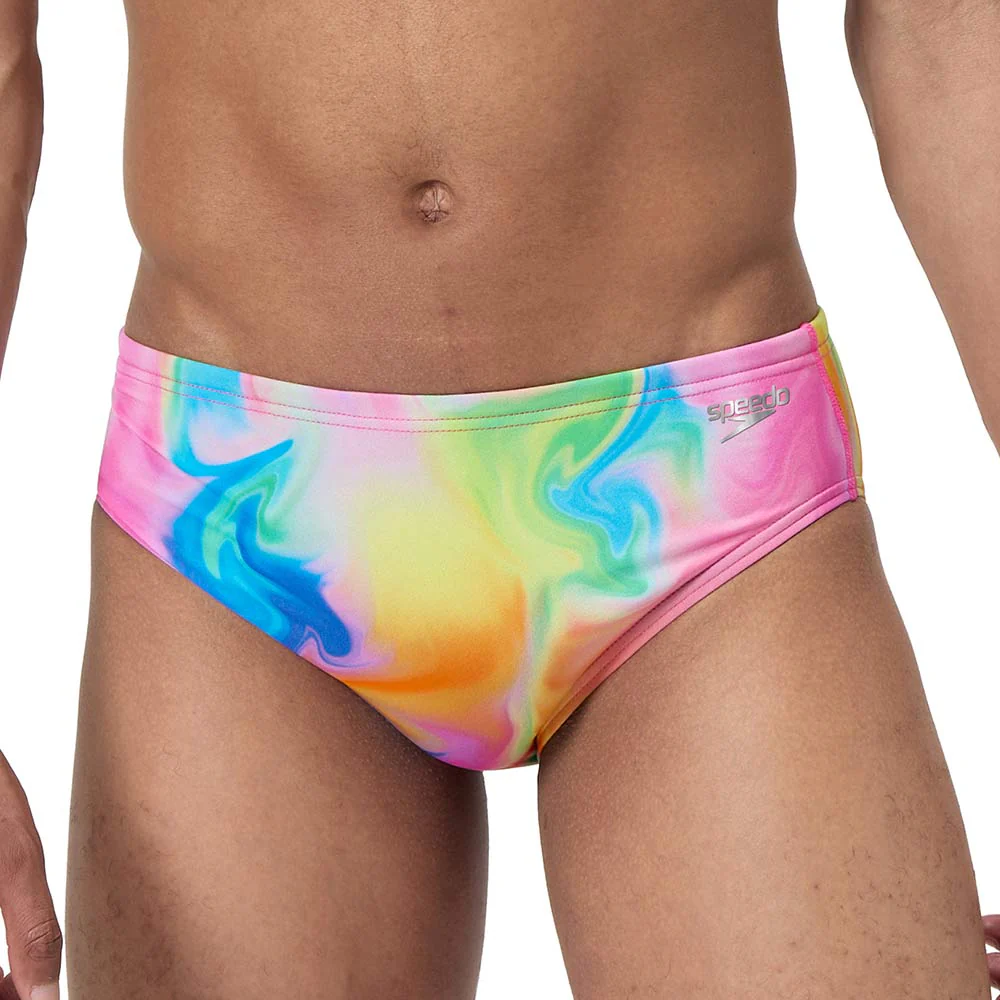 SPEEDO Printed One Brief Men's Swim Shorts - Multi Color - 24 INCHES