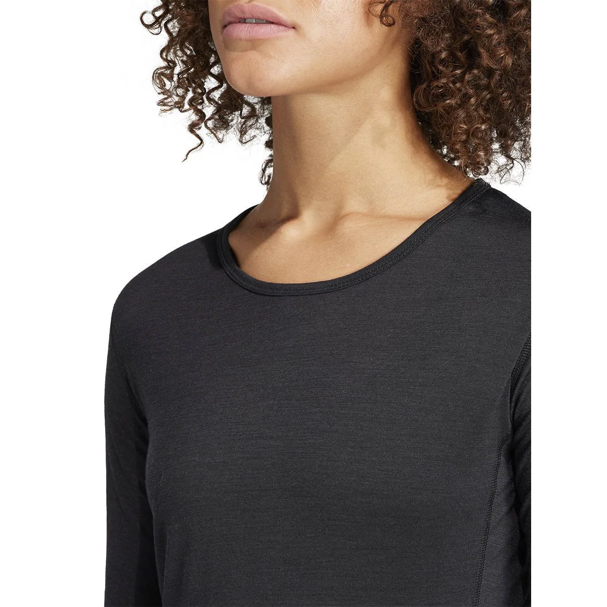 ADIDAS Xperior Merino 150 Long Sleeve Women's Baselayer - Black - L (UK SIZE)