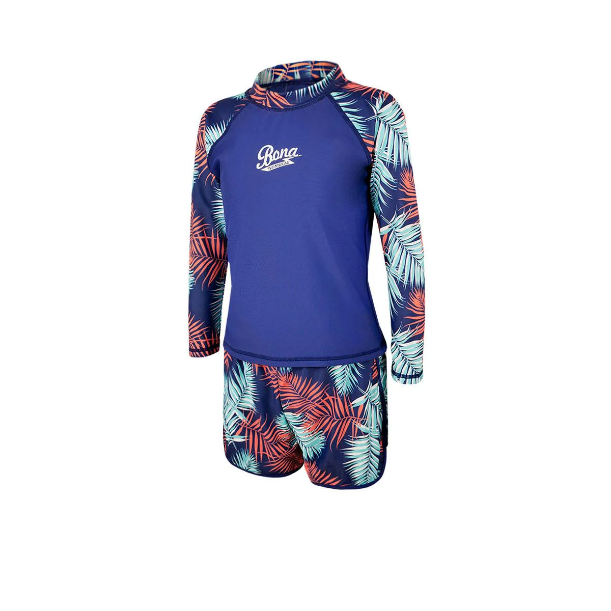 BONA G-414 A NY Girls Rashguard - Blue - US 12