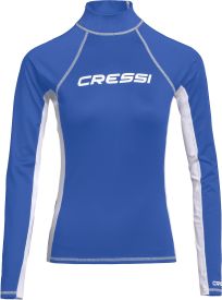 CRESSI Rash Guard Lady Long Sleeve Blue - Blue - L