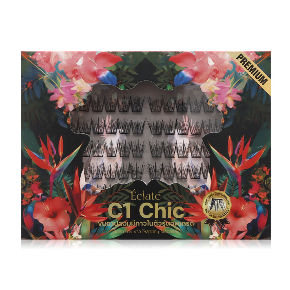 Éclate False Eyelashes 60pcs - #C1 Chic