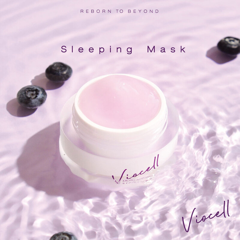 Viocell Set 2 Items Brightening & Smoothing Booster Serum 30ml + Multi-Antioxidant Sleeping Mask 30g ( Expiration Date : 2026.08.26 )