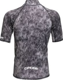 CRESSI Rash Guard Man Short Sleeve Camouflage - Grey - 3XL