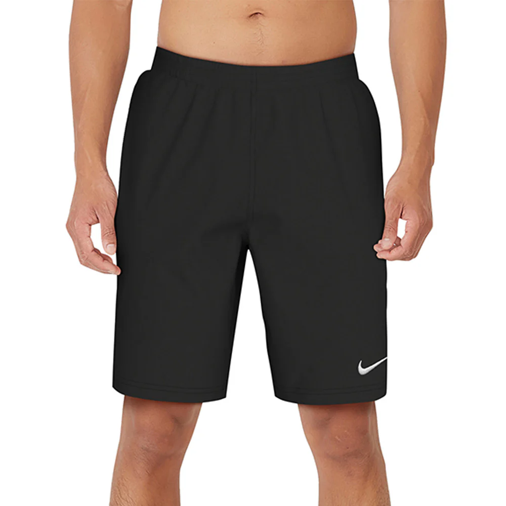 NIKE 9" Volley Men's Swim Shorts - Black - L (US SIZE)