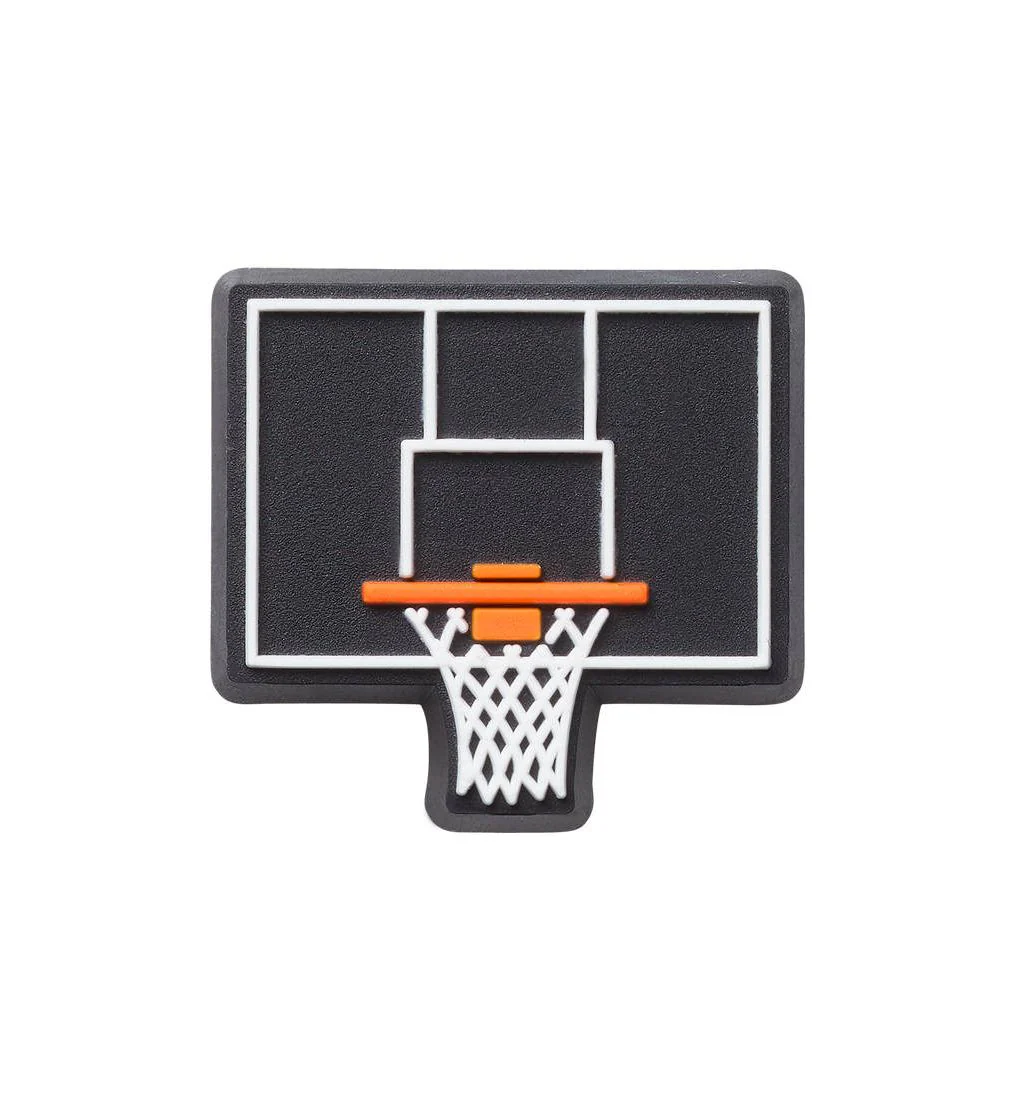 CROCS Jibbitz Black Basketball Shoe Charms - Multi Color - ONE SIZE