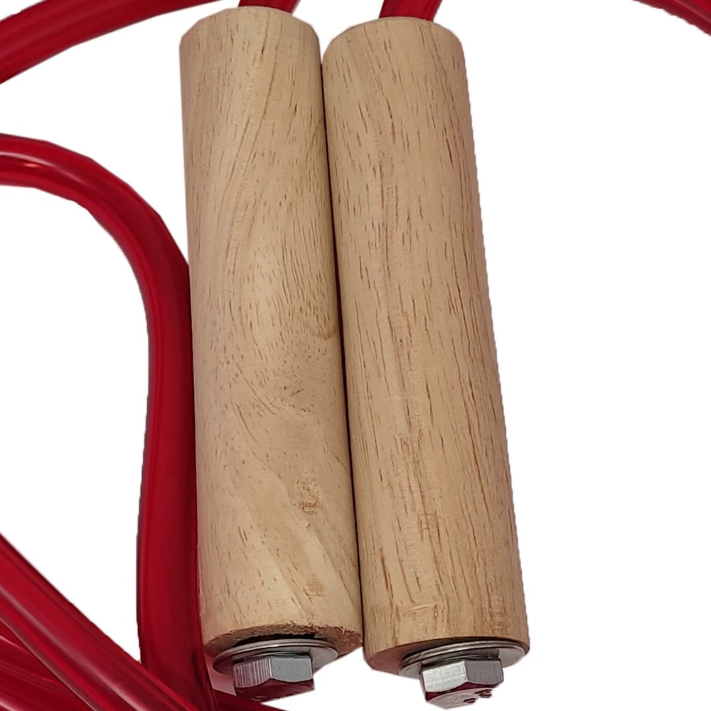 EXERCISE เชือกกระโดดนักมวย PVC สีแดง - Red - ONE SIZE