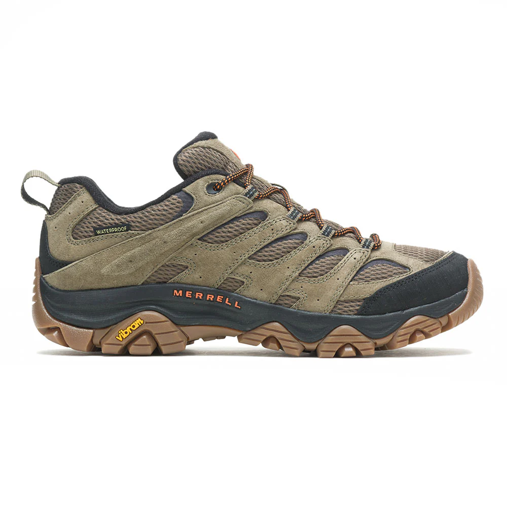 MERRELL Moab 3 Waterproof Men's Hiking Shoes - Brown - US 10