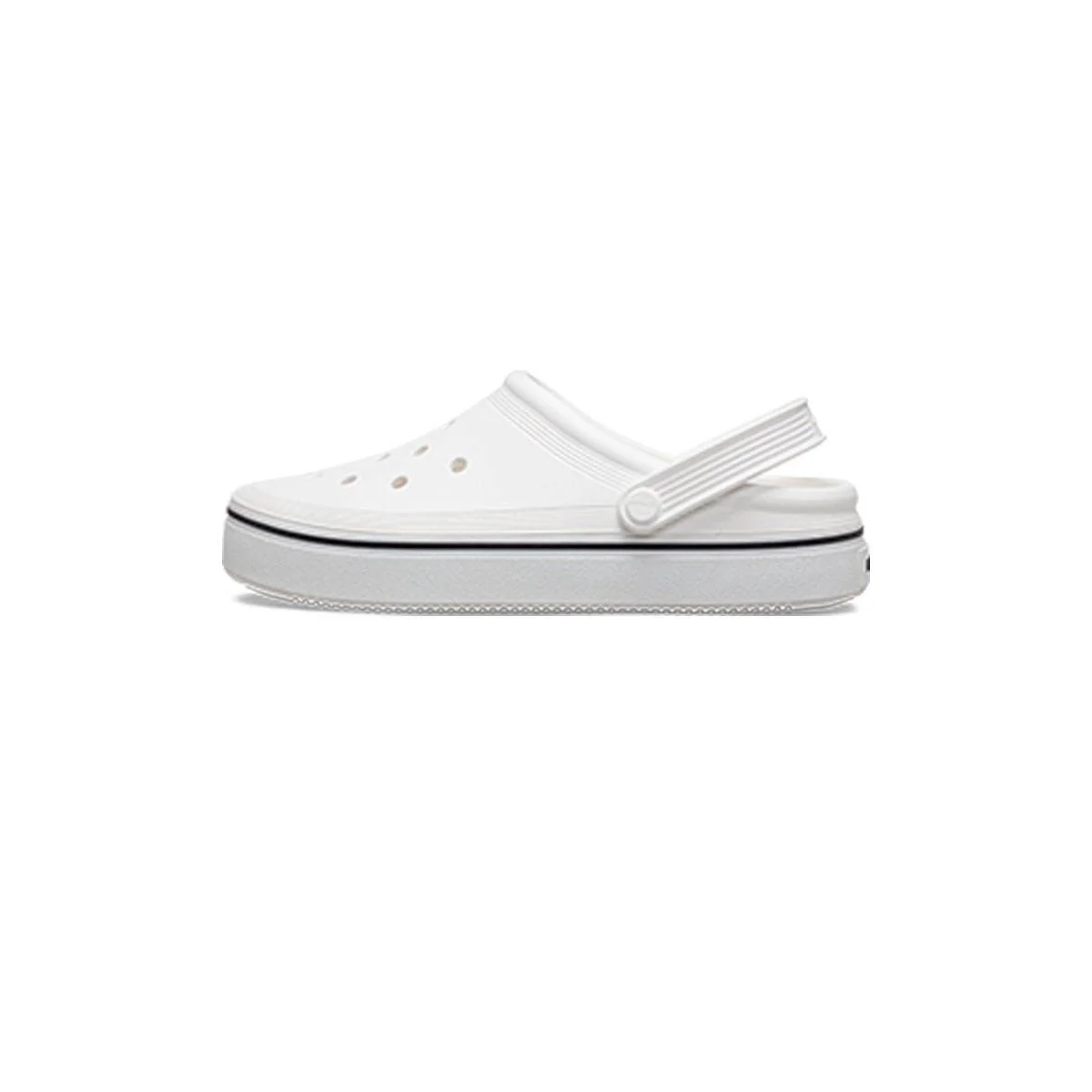 Сабо унисекс Crocs Off Court Clog — цвет белый, Us M10/W12