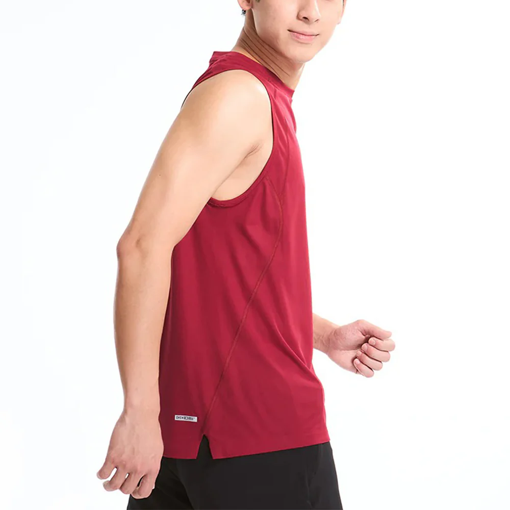 SKECHERS x City Running Club Men's Running Tank - Red - 2XL (US SIZE)
